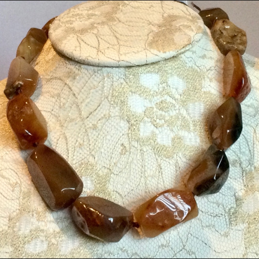 Semi precious stone necklace